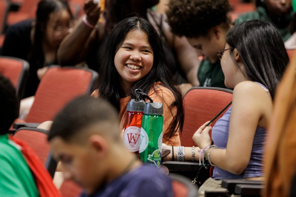 St. Louis-area high school sophomores presented their vision boards during the final day of the two-week College Prep program on campus.