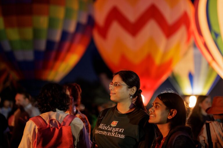 WashU balloon goes over big