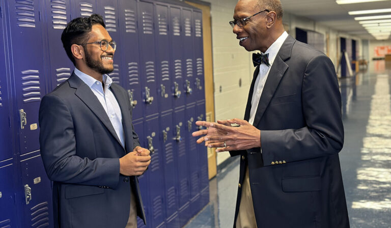 High school founded with help of med school leader receives accolades