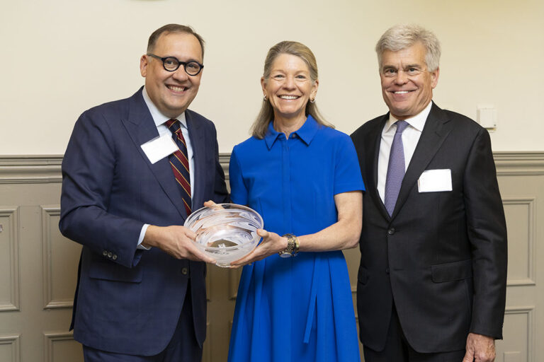 Mary and Tom Stillman receive Harris Award