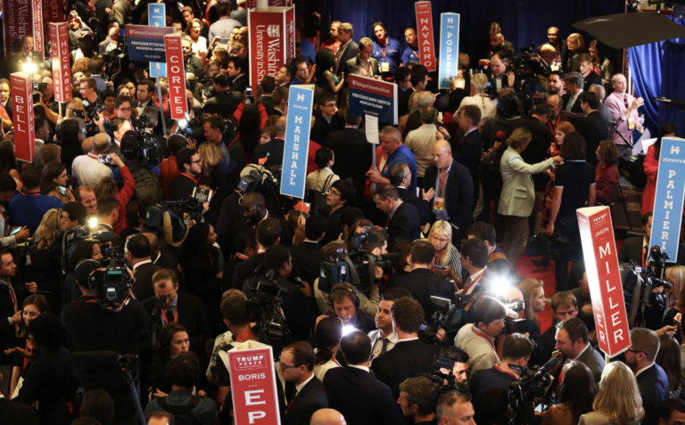 How did a St. Louis school become a mainstay of the presidential debate circuit?